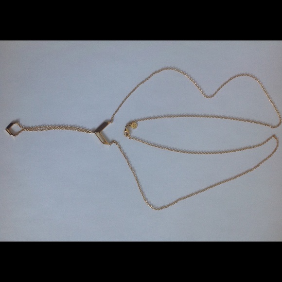 NWOT GORJANA NECKLACE GOLD TONE - Picture 5 of 8